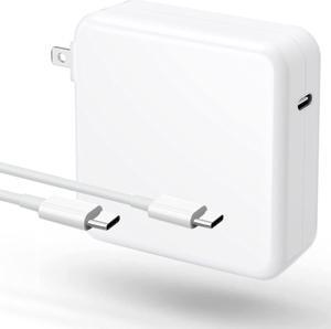 Mac Book Pro Charger - 120W USB C Fast Charger Power Adapter Compatible with USB C Port MacBook Pro & MacBook Air 13, 14, 15, 16 inch, New ipad Pro and All USB C Device, 6.6ft USB-C to C Charge Cable