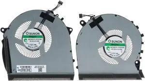 CPU & GPU Cooling Fan for HP OMEN 17-CB 17-CB0030NR 17-CB0070NR 17-CB0092NR 17T-CB0000 RTX2060 L57367-001 L62864-001 MG75091V1-1C010-S9A MG75091V1-1C020-S9A ATZK0001SC0