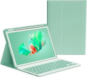 KMXDD Keyboard Case Compatible with iPad Mini 6th Generation 2021 Keyboard Case iPad Mini 6 Case with Color Keyboard Removable Bluetooth Wireless Keyboard Case,Mint Green