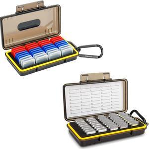 40 Slot Memory Card Holder + New Memory Card Case: Camera Memory Card Holder Memory Card Case