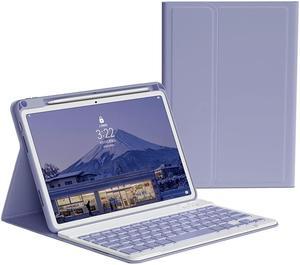 KMXDD Keyboard Case Compatible with iPad Air 11 inch M2/ iPad Air 5th 4th 10.9" Generation Keyboard Case iPad Pro 11 1st/2nd/3rd/4th Generation Color Keyboard Case Removable,Purple