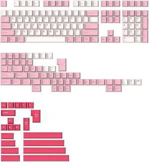 KPREPUBLIC Ghost Judges GJ Sakura Matsuri Festival Cherry PBT Doubleshot keycap for mx Keyboard 60 65 87 104 xd64 xd68 bm60 bm65 Pink