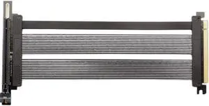 lilila-ree PCIE 4.0 X16 High Speed Flexible Extender Riser Cable for Vertical Mount GPU Graphics Card Extension Cable PCI-E 4.0 300mm Right Angle (90 deg)