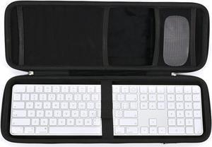 RAIACE Hard Storage Case Compatible with Apple Magic Keyboard + Magic Mouse. (Case Only) - Black