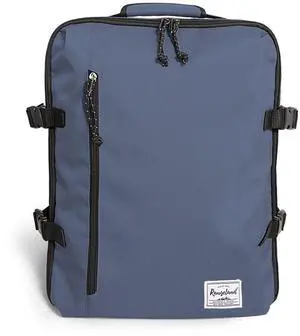 Rangeland Small Carry-on Personal Item Backpack with luggage strap, Laptop Backpack for Men and Women, Business Travel Gym Sport, Pewter