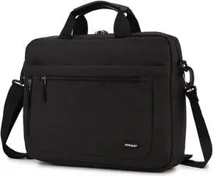 RAVUO 17inch Laptop Bag, Mens Water Resistant Shoulder Messenger Bag Computer Carrying Case Business Briefcase with Organizer Pocket