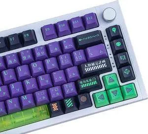 ZXMICYFA Keycaps,135 Keys Dye-Sublimation Cherry Profile Custom PBT Keycaps Set with 7U Spacebar for ASIN Layout Cherry Gateron MX Switches Mechanische Keyboard
