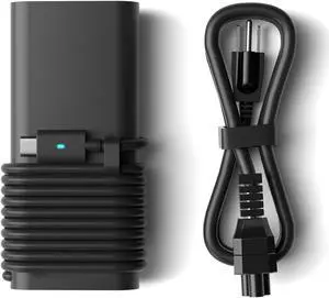 VHBW Replacement for Dell 130W Laptop Charger USB C, Compatible with XPS 15 9500 9510 9575 Precision 5530 5550 3560 3550 3551 Latitude 7410 7310 9410 5510, DA130PM170 HA130PM170 130W AC Adapter