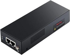 HYN@NET PE90-BT | 90W Gigabit Ultra PoE++ Injector, 56V Power on Ethernet Adapter,Comply with IEEE 802.3bt/at/af, 10/100/1000Mbps Shielded RJ-45 Ports,Metal Housing,Plug and Play