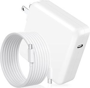 Mac Book Pro Charger - 118W Power Adapter Compatible with USB C Port MacBook Pro & MacBook Air 13, 14, 15, 16 inch, New ipad Pro and All USB C Device, 7.2ft USB-C to C Charge Cable