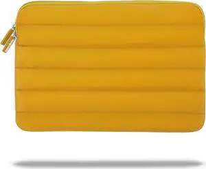 ANECDOTE Laptop Case 15-16 Inch  A Perfect Laptop Sleeve - Compatible with MacBook Air/Pro 15 inch M3 M2 M1 Chip Pro Max 2023-2021  Fits Well, Made of 100% Nylon with Aesthetic Design (Marigold)