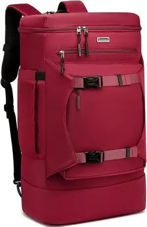 Asenlin Travel Backpack for Women Men,40L Extra Large Hiking Backpack 17 Inch Carry on Backpack Water Resistant for Casual Daypack Gym Backpack-Red Asenlin Travel Backpack for Women Men,40L Extra Large Hiking Backpack 17 Inch Carry on Backpack Water Resistant for Casual Daypack Gym Backpack-Red