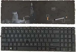 Tiugochr Laptop Replacement US Layout with Backlight Keyboard for HP ELITEBOOK 750 G7 750 G8 755 G7 755 G8 850 G7 850 G8 855 G7 855 G8 M07491-001 L89916-001 HSN-I41C-5