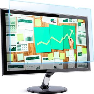 22 inch Anti-Glare Blue Light Blocking Screen Protector Panel for 16:10 Widescreen Computer Monitor and Laptop - LED PC Anti-UV Eye Protection Filter Film - Anti-Scratch Diagonal Frame Shield