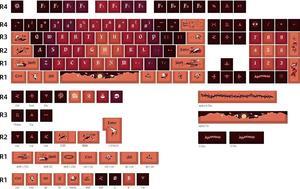 CN GAMING PBT Keycaps 140 Full Keys Set Custom Keycaps, Cherry Profile Dye-Sublimation, Compatiability with 100%, 96%, 90%, 85%, 80%, 75%, 65%, 60% Percent Mechanical Keyboard (Thorns)