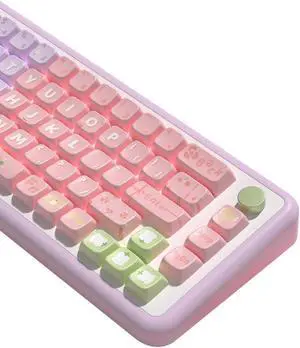 daixiahu Flower Language Theme keycaps 158 Key PBT keycaps MDA Custom keycap Set is Suitable for 61/87/104/108 Cherry MX Switch and Other Mechanical Keyboards