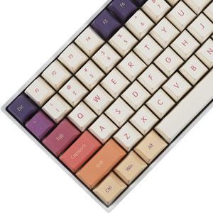 YMDK 143 Smoke Cloud Keycaps Dye-Sub Thick PBT Cherry Profile Key caps for TKL 61 64 68 75 87 96 104 108 GMMK MX Mechanical Keyboard