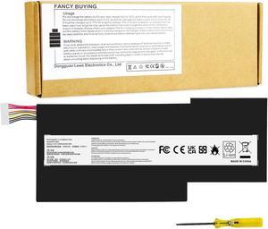 BTY-M6K Laptop Battery for MSI Stealth Pro GF63 GF65 GF75 GS63VR GS73VR 7RG 7RG-005 Thin 8RB 8RC 8RD 8RD-031TH 8RC 8RF 8SC 8RX 9SC 9SCXR Thin WS63 8SK WP65 WF65 WF75 MS-16K3 MS-17B4 MS-16W1 MS-16R1