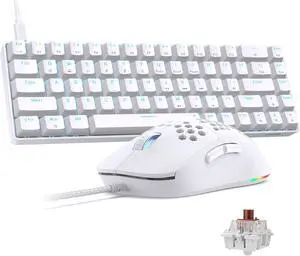 TMKB 65% Percent Keyboard Mouse Combo - Brown Switch