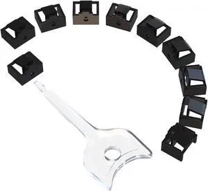 72 Pcs RJ45 Port Lock with 3 Keys, Locking RJ45 Port/Dust Blocker,Compatible with Computer,TV,Router,Other Devicesrj45(Black)