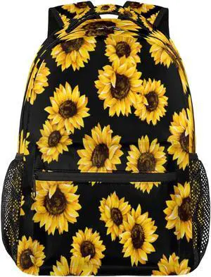 TropicalLife Backpack for School, Sunflower Backpacks with Laptop Compartment for Boys Girls Adults Teens, Lightweight Travel Bookbag for Middle School College High School Students