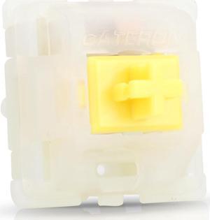 Gateron Milky Yellow Pro switches Keyboard switches pre lubed for Mechanical Keyboard(110PCS)