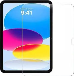 SaharaCase - ZeroDamage Ultra Strong Tempered Glass Screen Protector for Apple iPad 10.9" (10th Generation 2022) - Ultra Strong Anti Scratch/Fingerprint Full Coverage Bubble Free 9H Hardness - Clear