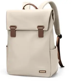 GOLF QUALITYWomen Laptop Backpack Computer Backpacks Carry On Waterproof backpack Fits 15.6Inch Notebook Travel Commute College (Apricot)