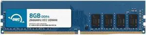 OWC 8GB DDR4 2666MHz PC4-21300 CL19 1RX8 ECC Unbuffered UDIMM 1.2V 288-pin Workstation Server Memory RAM