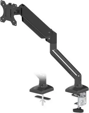 PHOLITEN Single Monitor Arm Fits 13-32 inch,4.4-19.8lbs monitor, Fully Adjustable Gas Spring Monitor Arm, Computer Monitor Stand with VESA 75 * 75mm/100 * 100mm Mount