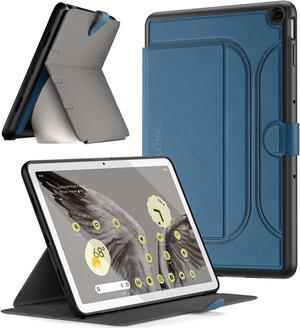 Poetic Explorer Magnetic Folio Stand Case Designed for Google Pixel Tablet (2023), Magnetic Fidget Mount Case for Google Pixel Tablet, Teal Blue