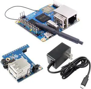 Orange Pi Zero 3 4G Allwinner H618 LPDDR4 Quad Core 64 Bit Single Board Computer, 1.5GHz Support 4K Display WiFi Bluetooth (Zero 3 4G+Extended Board+Supply)