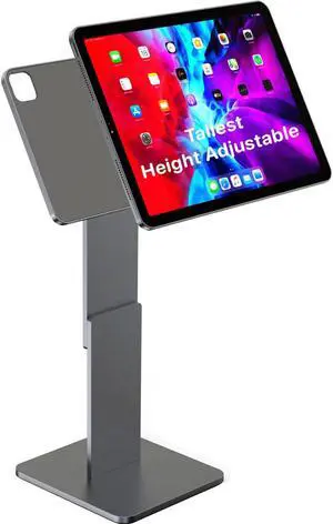 MagFlott Pro V1 (11"/10.9") Space Gray, Tallest Height Adjustable Magnetic Stand for iPad Pro 11 [not for iPad Pro 11 M4], Air 11" M3/M2, 10.9", for iPhone MagSafe. Includes UCable USB C Cable