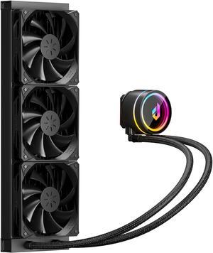 upHere Liquid CPU Cooler,AIO Cooler 360mm Radiator Compatible with LGA 2011/2066 & AMD AM5/AM4, 3 X 120 PWM RGB Fan Water Cooler Cpu,2500 RMP Water Cooling Systems 17dBA