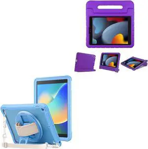 ProCase Kids Case Bundle with Rugged Case for iPad 9th/8th/7th Generation 10.2 inch 2021/2020/2019