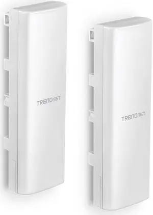TRENDnet - TEW-940APBO2K - TRENDnet 14 dBi WiFi 6 AX1200 Outdoor Directional PoE Access Point Bridge Kit, TEW-940APBO2K,