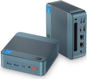 BOSGAME Mini PC P2 12th Gen Intel i9-12900H Mini Computers (14 Cores, 20 Threads) 32GB DDR4/1TB PCIe Gen 3 SSD Desktop PC Support Wi-Fi 6E/Bluetooth 5.2/Dual 1000Bps RJ45 LAN Port