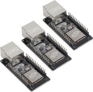 ACEIRMC 3pcs WT32-ETH01 ESP32 Module Ethernet WiFi Bluetooth Development Board WT32-ETH01 Embedded Serial Port to Ethernet Converter Serial to WiFi Bluetooth MCU Module