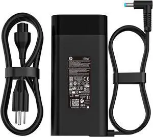 Original 150W AC Charger Fit for HP Zbook 15 16 17 15 15v G3 G4 G5 G6 G7 G8 G9 ZBook Studio G3 G4 G5 G6 G7 G8 OMEN by 15 17 Pavilion Gaming 15 17 TPN-CA11 TPN-DA09 Laptop Power Supply Adapter