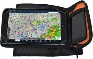 Flight Outfitters iDeck Kneeboard Compatible with iPad Mini, iPad Air, iPad Pro for Professional Pilots, General Aviation, Large - Black (2024)