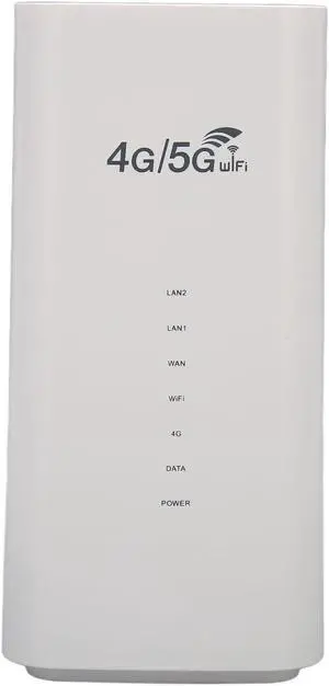 Unlocked 4G LTE Modem Router with SIM Card Slot, 4 Antenna & Up to 32 Users for Travel, Road Trips & Camping (US Plug)