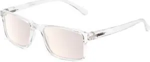 Medspex Photochromic Transition Glasses Clear Crystal/Rose Pink Therapeutic Color Therapy Light Sensitivity Men Women