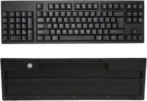 Left Handed Keyboard, 109 Keys Ergonomic Layout Micro USB Plug and Play Thin Silent Keyboard for Office Business Accounting Designer, Reduce Back and Shoulder Strain