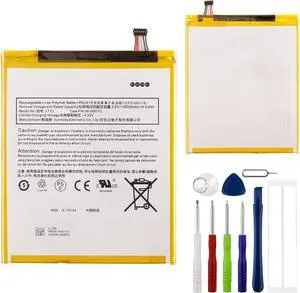 E-YIIVIIL Replacement Battery ST33 58-000313 Compatible with HD 8 Table Kids(10th Generation) K72LL4-2020 Release with Tools