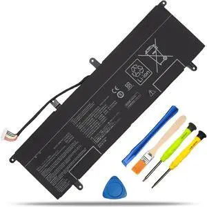 RHKRKQN C41N1901 Laptop Battery Replacement for Asus ZenBook Duo UX481 UX481FA UX481FL UX481FLY UX481F X481FL UX481FL-BM002T UX481FA-BM020R UX481FL-BP1505T Series Notebook 15.4V 70Wh