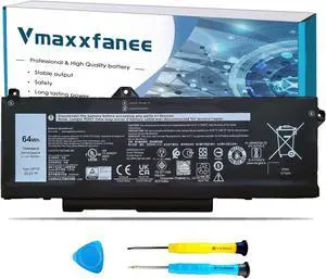 Vmaxxfanee GRT01 64Wh Battery Replacement for Dell Latitude 5521 5531 5421 5431 Precision 3470 3561 3571 3581 Series Laptop 0P3TJ 00P3TJ 0R05P0 R05P0 05RGW