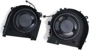 VVIEER New CPU + GPU Cooling Fan for HP Omen 15-DH 15-DH0105TX 15-DH0111TX 15-DH1019NR 15-DH1054NR 15-DH1070WM 15-DH1087NR, P/N: L64445-001 L57329-001 ND8CC01-16L04 ND8CC01-16L05