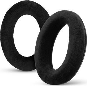 Replacement Earpads for Sennheiser HD598 (CS/SE/SR), HD599, HD558, HD518, HD595, HD569, HD579, HD560, HD555, HD515, HD559 Headphones, Soft Velour, Extra Comfort, by Brainwavz (Black)