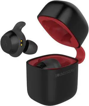 Epsilon Soundstream h2GO True Wireless Earbuds with Charging Pad HEQC-BK - Black
