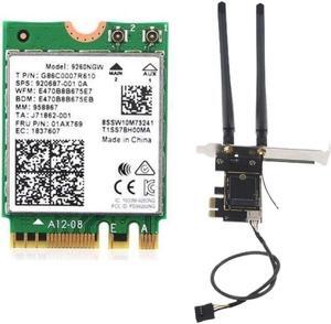 AC9260 Desktop Wi-Fi Kit | PCIe x4 | 1.73 Gbps | Bluetooth 5.1 Support | Wi-Fi 5 Wireless-AC No vPro 9260NGW (AC9260)